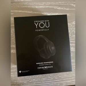 Emporio Armani Wireless Over-Ear Headphones - Black